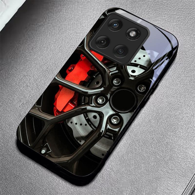 Крышка корпуса телефона Caliper Racing Rim Black Glass для Motorola Moto Edge 70 60 Fusion 50 Ultra 40Neo 30 Pro 20Lite 60s 50Neo