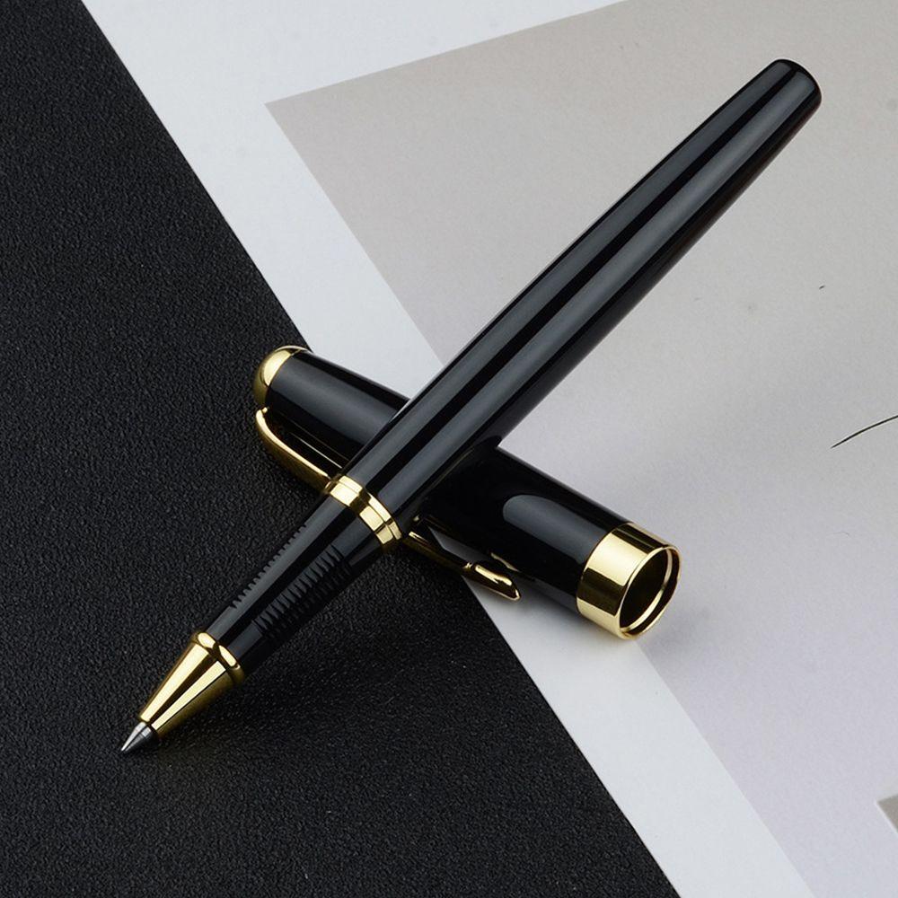 Роскошная ручка для подписи на деловых встречах, шариковая ручка, офисные принадлежности, металл