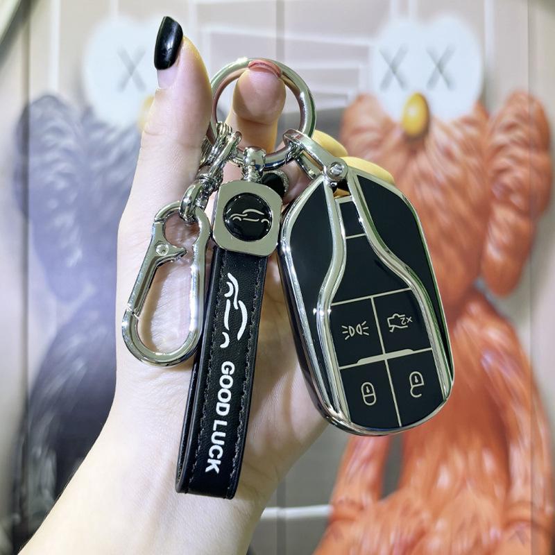 Maserati Levante & Ghibli Женский Высококлассный Чехол для Ключа Защитная Оболочка