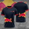 2025, the Latest Red Bull T-shirt, Fashionable Racing T-shirt, 3D Red Bull Print T-shirt, Urban Fashion, Red Bull Clothing