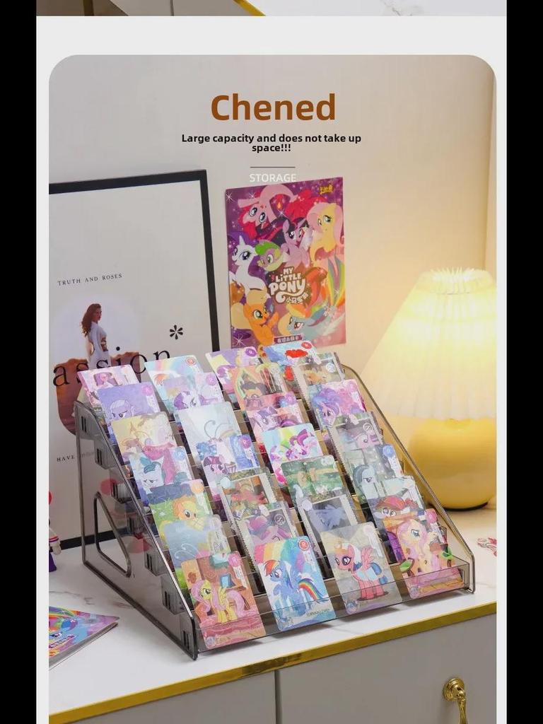2024 Baji Guzi Ultraman & My Little Pony многослойная стойка для хранения карточек
