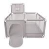 Square Play Pen Filed No Balls Basketball, Grey
