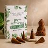 Patchouli Incense Cones, Spicy Plant Based 12 Cones