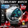 Военные GPS-смарт-часы с батареей 1100 мАч, 120 дней в режиме ожидания, водонепроницаемые 10 АТМ, часы для дайвинга, 1,7 дюйма, прочные спортивные часы для взрослых, мужские
