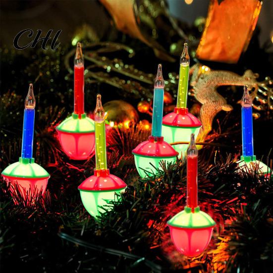 Festive Atmosphere Lights 3Pcs Christmas Bubble IP65 Waterproof Energy-saving Low-Power Consumption Indoor Xmas Hanging Glass