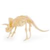 6Pcs/Set Dinosaur Skeleton 3D Puzzles Model Assorted Figurines DIY Assembly Simulation Dino Mammoth Bones Decoration Toy