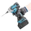 Бесщеточный электрический ударный гайковерт: Высокий крутящий момент, перезаряжаемый, для строительных лесов, шиномонтажа и ремонта автомобилей с литиевой батареей.