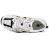 New Balance Nb Серия 530 Ретро Удобные Сетчатая Ткань Синтетическая Кожа Низкие По Кроссовки Повседневные Беговые Обувь Унисекс Кроссовки Белый Черный MR530UNI