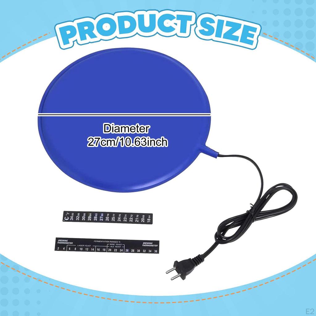 Нагревательная подушка для варки и ферментации 25 Вт для закваски, йогурта, рассады