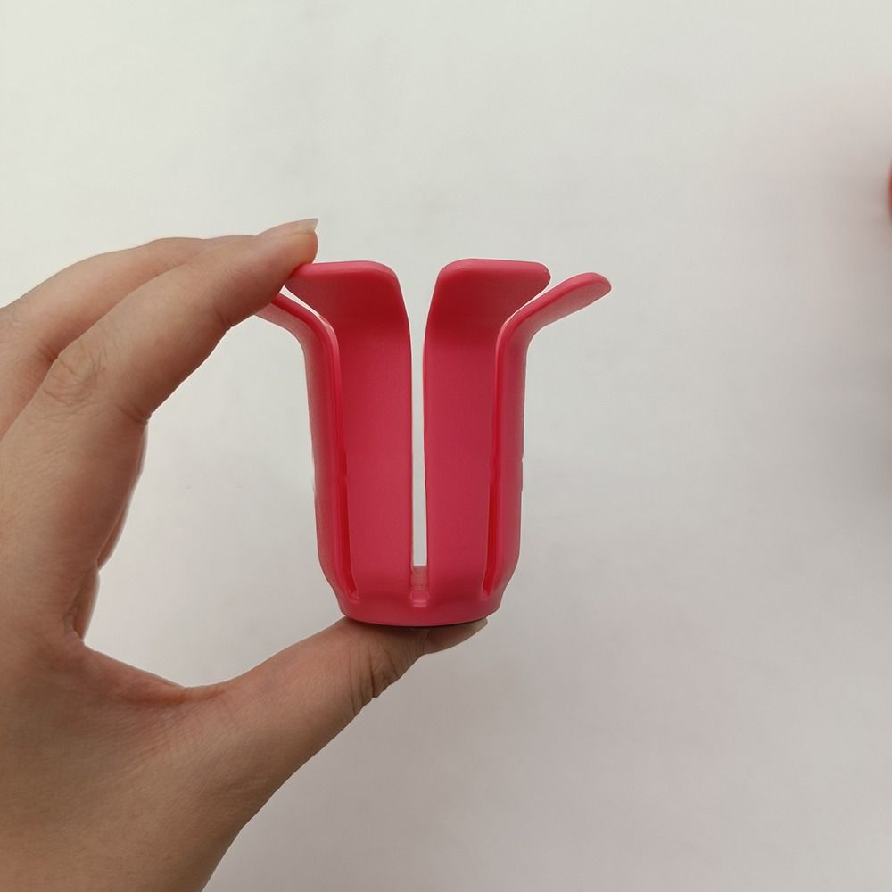 Non Slip Grip Fruit Slicer Cup Lace Design Lemon Slice Holder  for Meat Tomato Potato Lemon