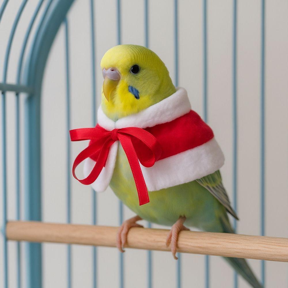 Очаровательная теплая накидка для хомяка, ветрозащитная, праздничная, наряды для питомца-хомяка, удобная, регулируемая, рождественская накидка для попугая, одежда для вечеринки питомца