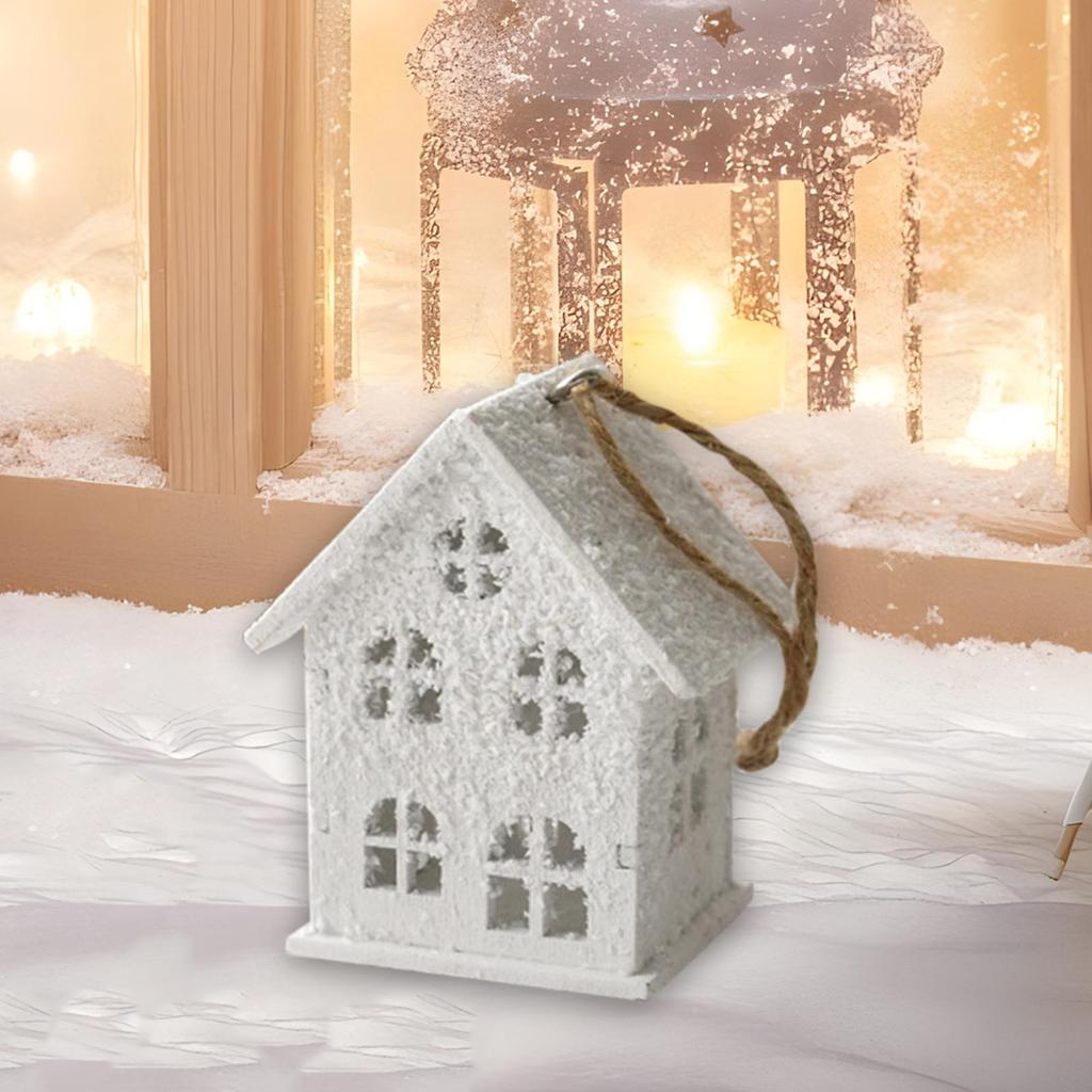 Christmas House Ornament Holiday Decoration Christmas Tree Decor Wood for Indoors Walls Window Living Rooms Shopping Mall