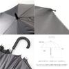 ATTAIN Long Sunny Umbrella 70cm Sunny or Rainy Umbrella Off White Men's