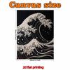 Pearl Terrifying Waves DIY Diamond Art Kits 15.7x19.6inch Gem Art Diamond Painting Kits Without Frame for Adults Gift Idea Home Wall Decor