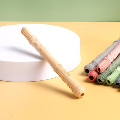 4 шт. силиконовая жевательная палочка, пищевая, без BPA, многоразовая, для снятия стресса, сенсорная, оральная, моторная, жевательная палочка, игрушка для особых нужд