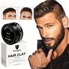 100g Men's Styling Clay, Natural Volume and Matte Texture for Hair Styling and Shaping