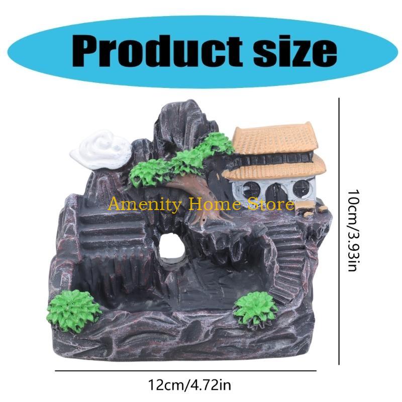 F26C Decorative Incenses ArtCrafts Flower Backflows Incenses Burners  Gift for Meditations Enthusiasts Home Decorations