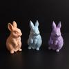 Силиконовые формы для свечей в виде пасхального кролика, держащие 3D-розу, инструмент для изготовления гипса, животные, смоляные формы, подарки ручной работы на день рождения, домашний декор
