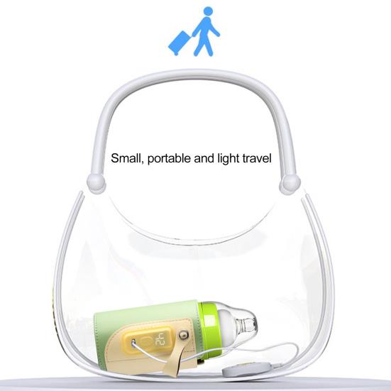 Чехол для подогрева бутылочек Портативный подогреватель детских бутылочек Быстрый нагрев USB Type C Интеллектуальный контроль температуры Подогреватель бутылочек