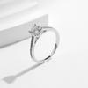 MODIAN D Kleur Lab Diamant Кольцо с муассанитом 1 карат для Vrouwen Стерлинговое серебро 925 пробы Klassieke Bruiloft Verlovingsband Sieraden Geschenken