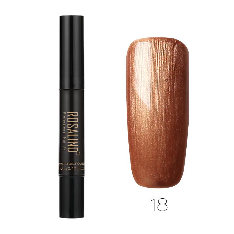 ROSALIND Гель-лак для ногтей 5 мл 01-58 Soak Off Top White Brush Pen Nails Art Полуперманентный УФ-гель