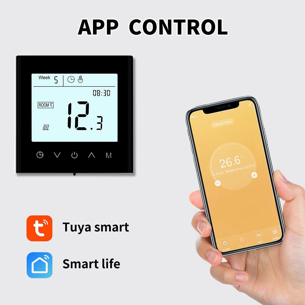 MINCO HEAT MK100 Smart Tuya WiFi теплый пол термостат для электрического отопления регулятор температуры газовый котел водонагреватель