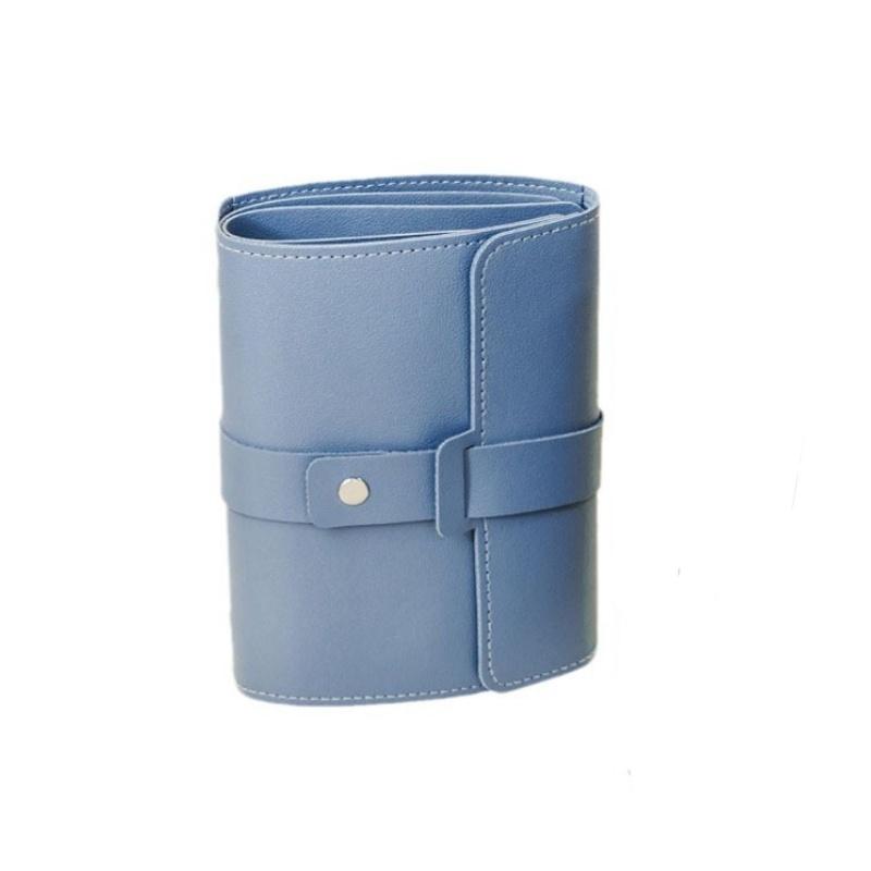 1 шт. сумка для хранения сережек-гвоздиков из искусственной кожи, многослойная, органайзер для хранения ювелирных изделий, сумка-книжка для хранения сережек и колец