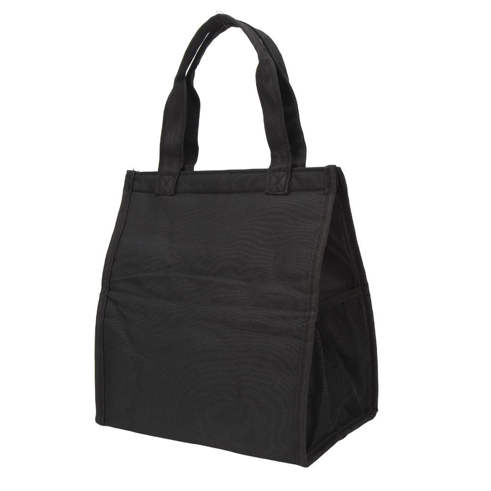 With Pockets Insulated Lunch Bag Reusable Thermal Insulation Lunch Box  for Picnic