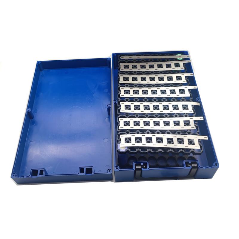 13S8P 18650 Lithium Battery Box Li-Ion Cell Housing Case with Holder Nickel Shell DIY EV eBike E-Bike ABS 12V24V36V48V