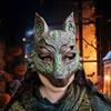 Fox Masque for Adults Wolf Animal Half Face Masque Halloween Party Cosplay