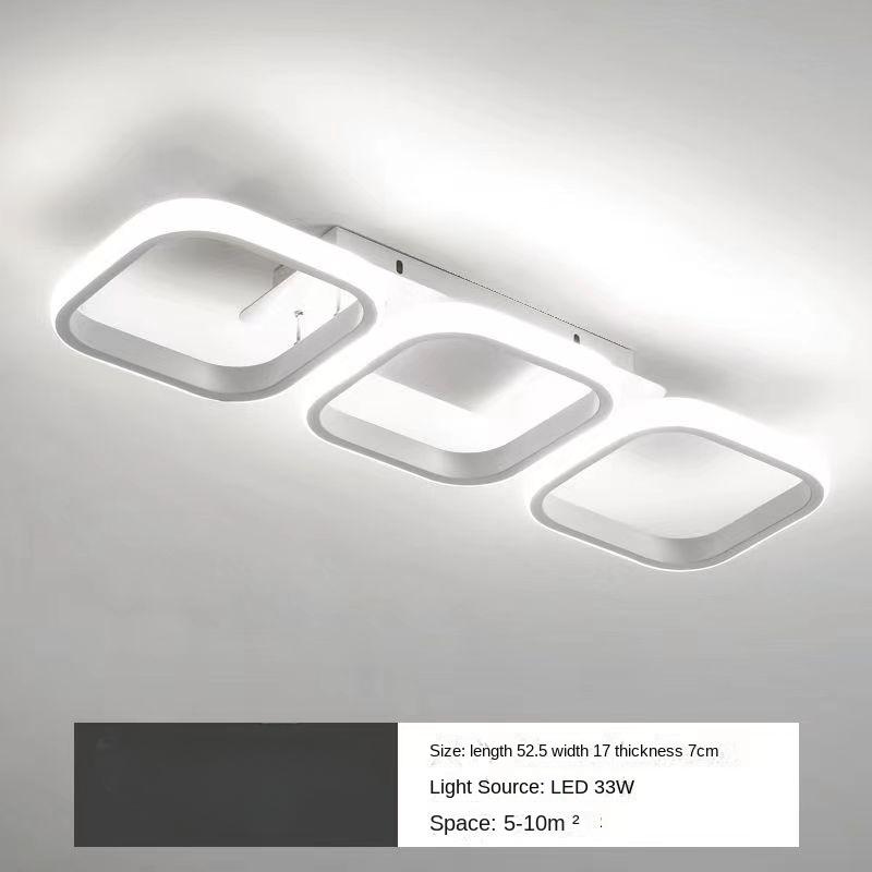 Современная гостиная светодиодный квадратный потолочный светильник спальня кабинет потолочный светильник отель ресторан коридор внутреннее освещение люстра