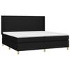 VidaXL Sommier à Lattes de Lit avec Matelas, Lit Rembourré avec Tête de Lit, Lit Double, Lit Adulte de Chambre, Moderne, 3131859