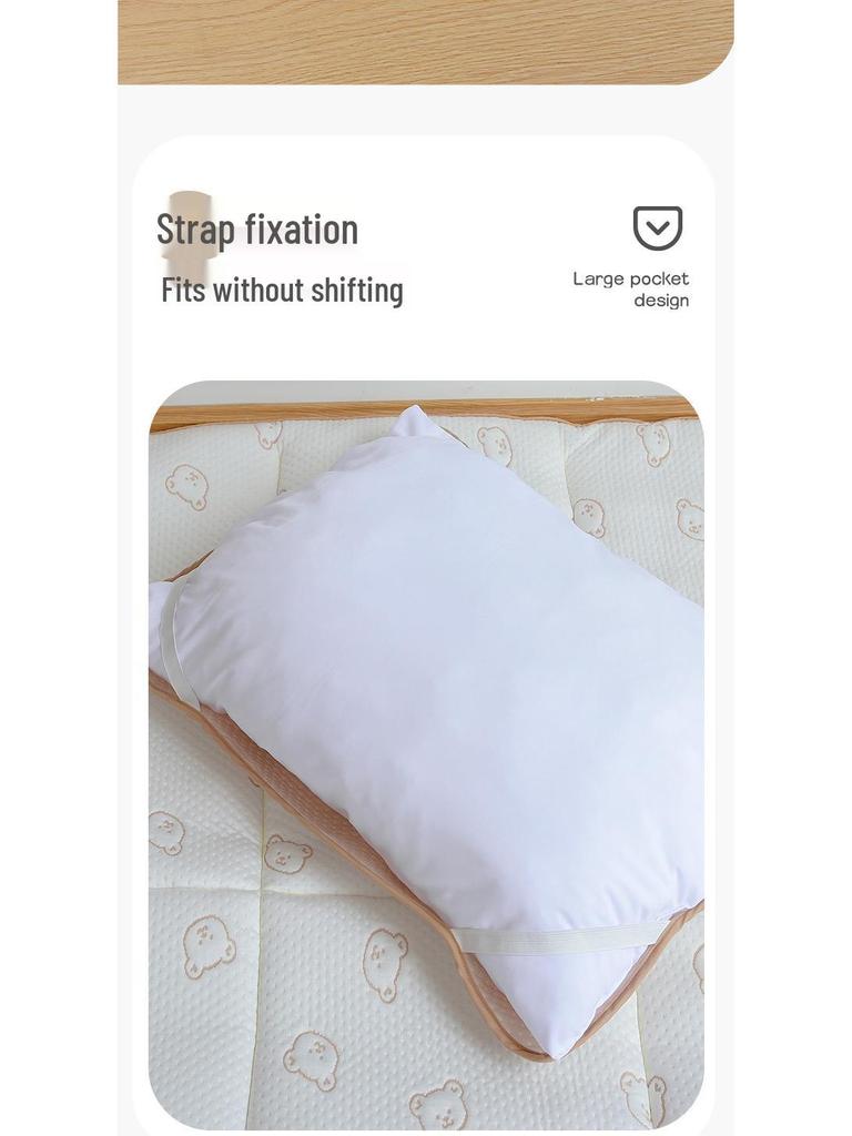 Cartoon Ice Silk Baby Cooling Pillow Towel
