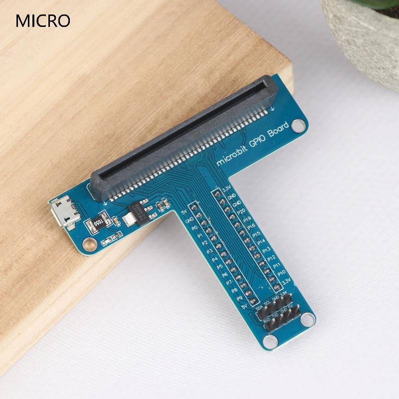 Плата разработки Microbit T-типа Плата расширения GPIO Преобразование напряжения 3,3-5 В Совместимый интерфейс платы разработки