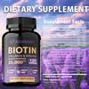 High-content biotin complex capsules, 25000mcg biotin, collagen, keratin, suitable for both men and women.