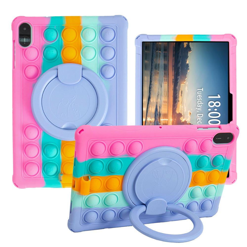 Чехол для Honor Pad X8A X9 11 дюймов, Вращающаяся на 360 градусов мягкая подставка-пузырь, Чехол для планшета Honor X8A, Безопасный для детей Funda