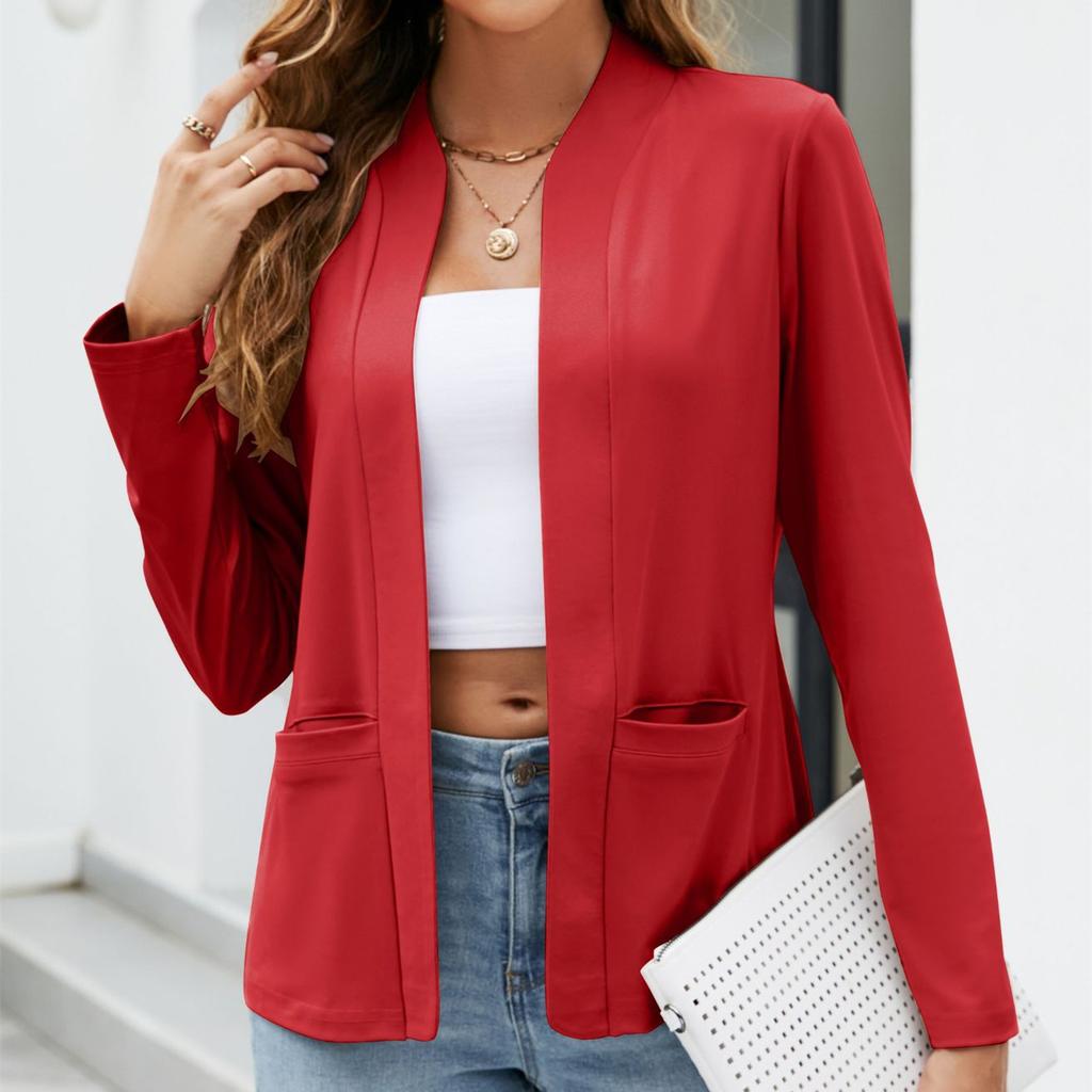 YYFS Женские модные повседневные весенне-осенние однотонные блузки и рубашки с длинными рукавами с принтом