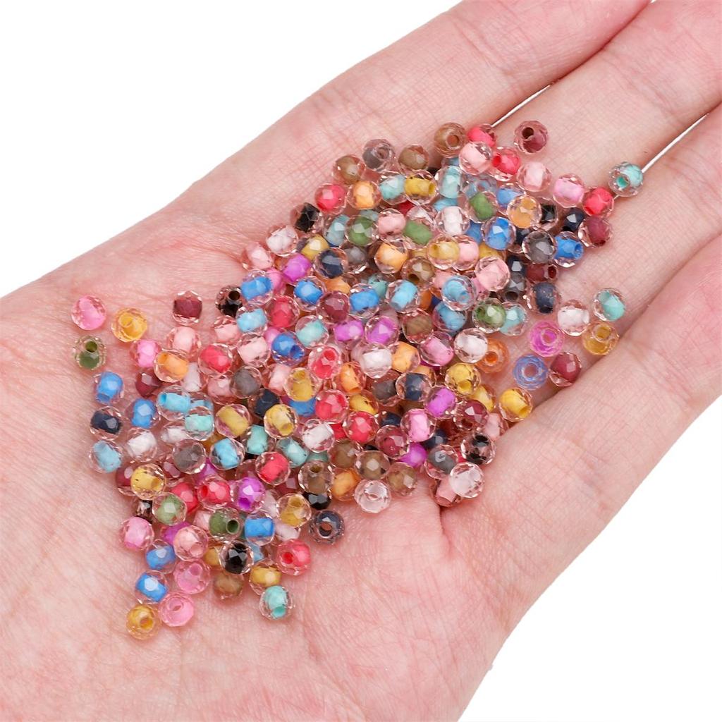 120 шт. стеклянные бусины, чешские бусины, бусины-разделители с двойным окрашиванием для изготовления ювелирных изделий, аксессуары