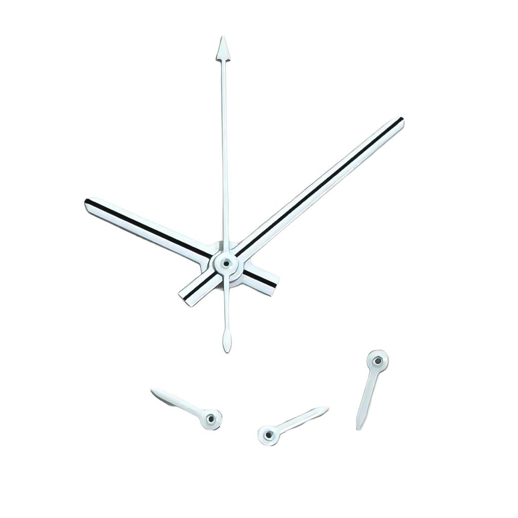 Серебристые/Оранжевые Стрелки для Часов для Механизма VK63 6 Пинов Зеленый Люминесцентный Указатель Часов Аксессуары