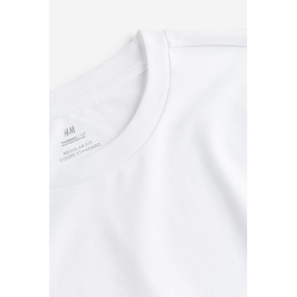 Топ HM tHerMolite Jersey Regular Fit, белый