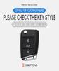 For VOLKSWAGEN VW Zinc Alloy Leather Car Remote Key Case Cover Protector Holder Shell For VW Volkswagen Golf 7 MK7 Tiguan MK2 Au