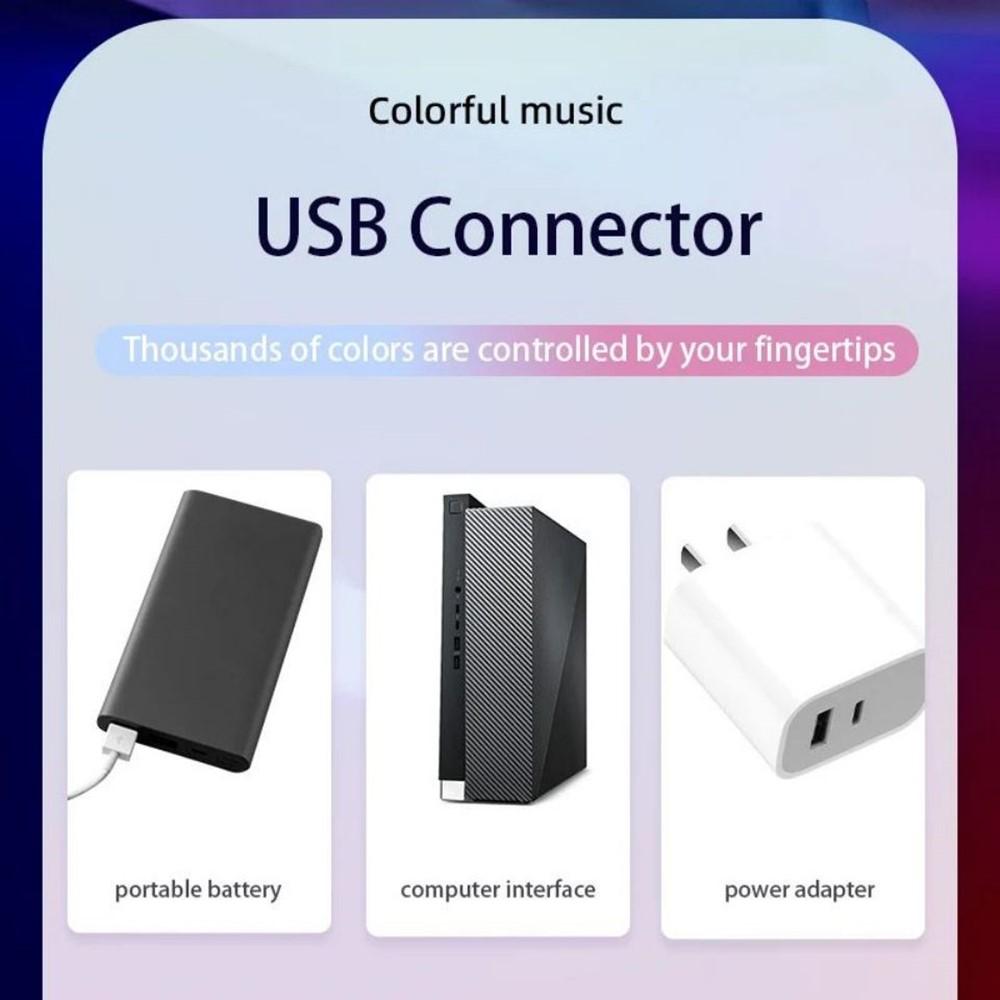 Музыка Синхронизация светодиодные ночные светильники RGB атмосферная лампа с пультом дистанционного управления для игрового телевизора спальня украшение настольная лампа