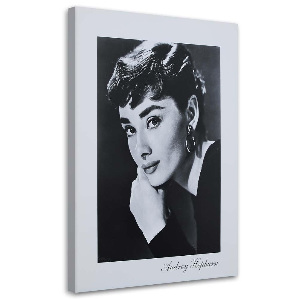 Canvas Print Audrey Hepburn Actress