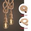 High-end Single/double Head Rope Pendant Light Lamp For Charming Vintage Dcor