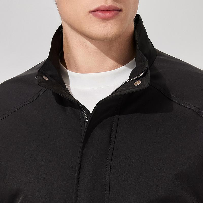 Splicing Workwear Style Spring and Autumn New Fashionable Stand Up Collar Jacket