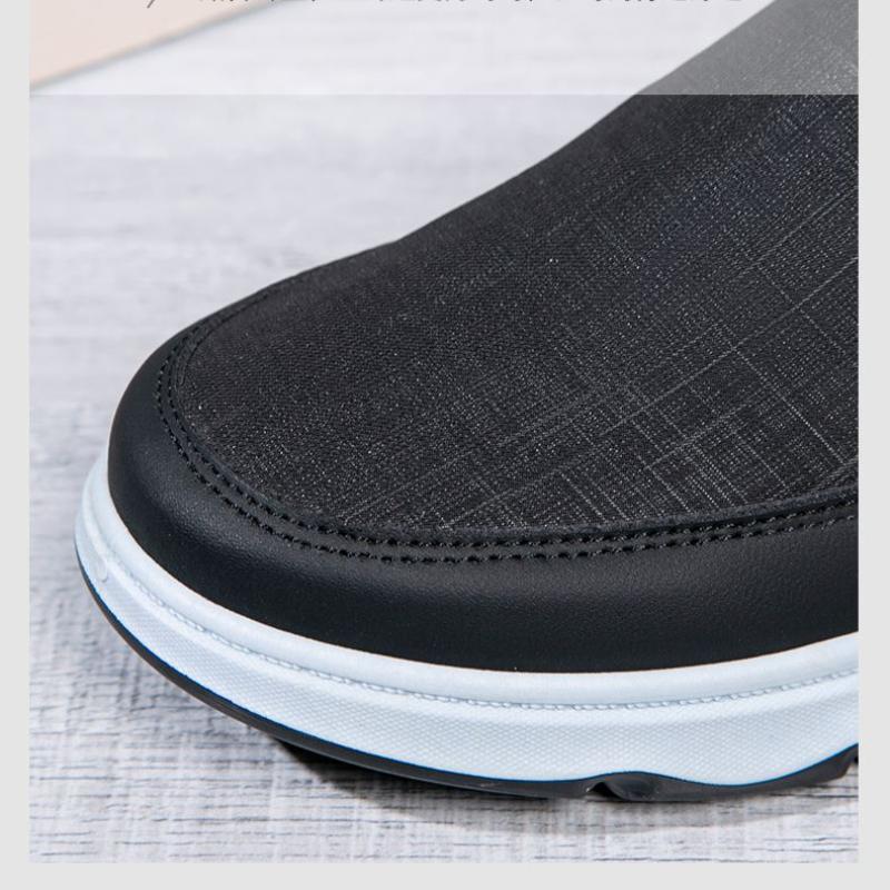 Cloth Shoes Men's Soft-soled Non-slip Canvas Shoes Slip-on Casual Shoes Lightweight Breathable Shoes