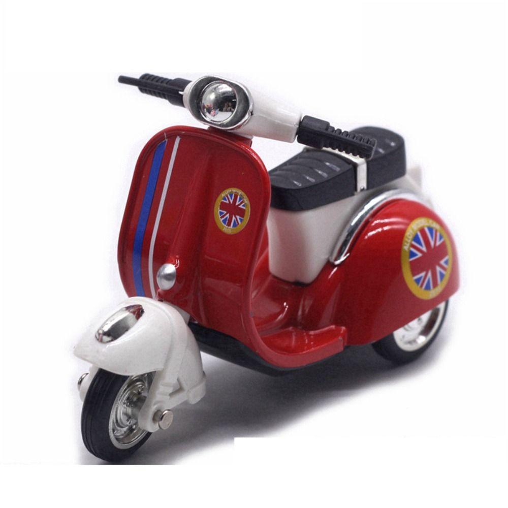 1:43 Pullback Car Alloy Three Wheeled Vehicle Model Gift Motorcycle Model