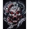 Full 5D Diy Diamond Painting Scary Skull Embroidery Cross Stitch Home Decor Handmade Gift