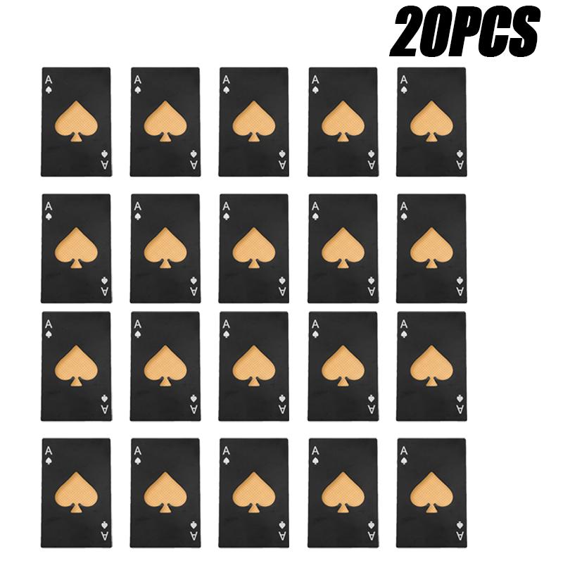 20 шт. игральная карта открывалка для бутылок пивная открывалка автоматическая открывалка для бутылок отель бары винный штопор кухонный бар консервный нож