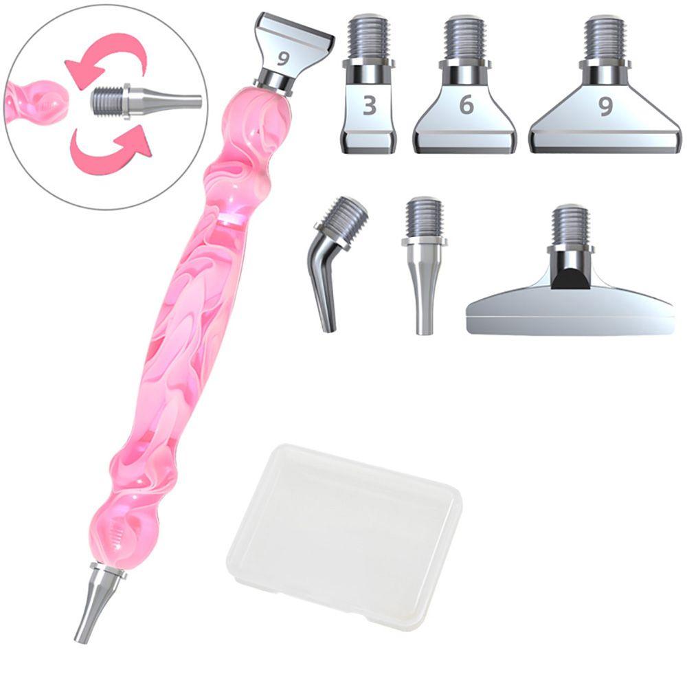 Cross Stitch Point Drill Pen Alloy Replacement Pen Heads Resin Diamond Painting Pen Resin Pen